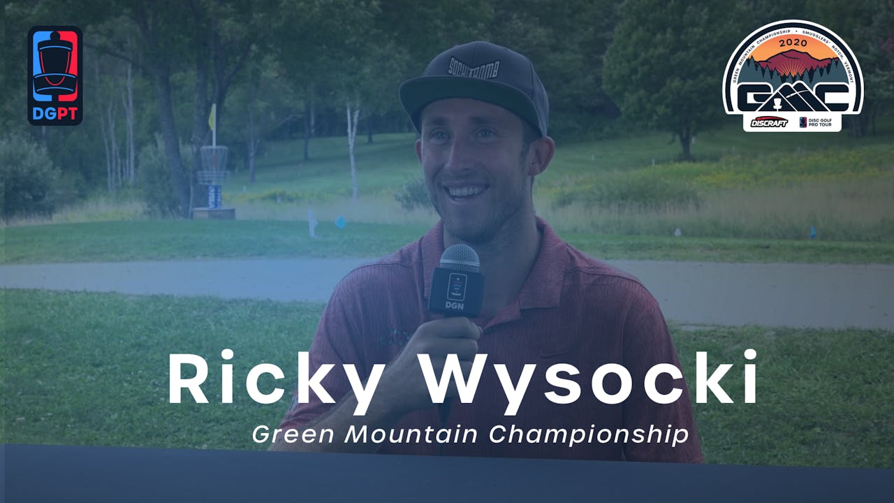 Ricky Wysocki Press Conference Interview Green Mountain Championship