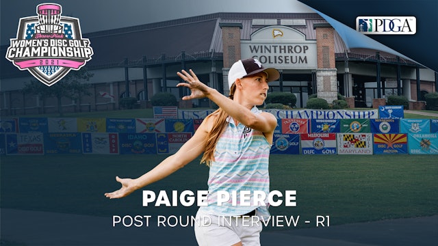 TPWDGC Round 1 - Post Round Interview - Paige Pierce