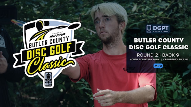 Round 2, Back 9 | MPO Shot-by-Shot Coverage | Butler County Disc Golf Classic