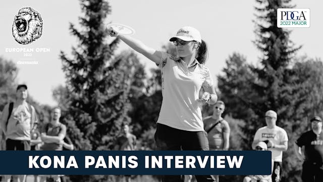 Kona Panis Discusses Second Round | European Open 2022
