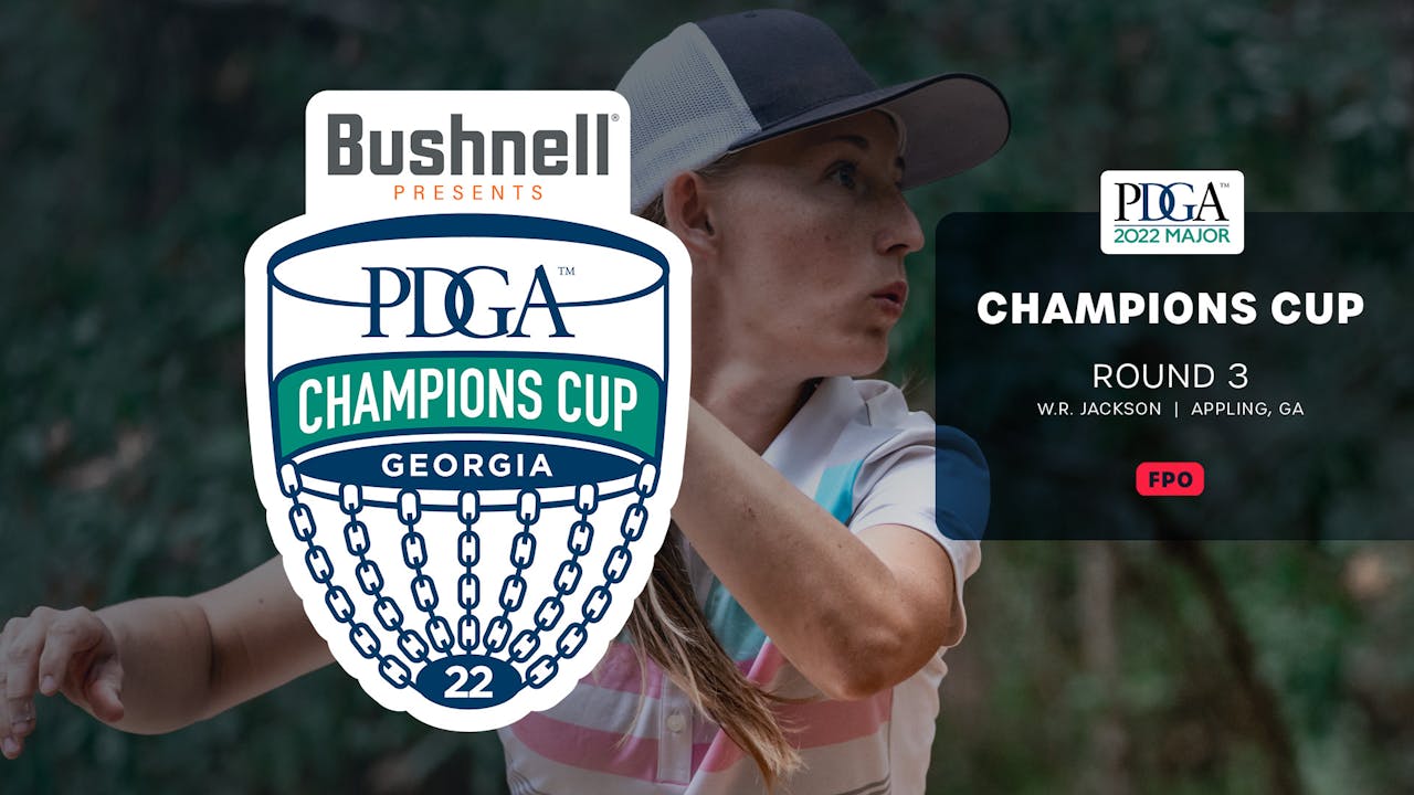 Round 3, Front 9, FPO Champions Cup Disc Golf Network