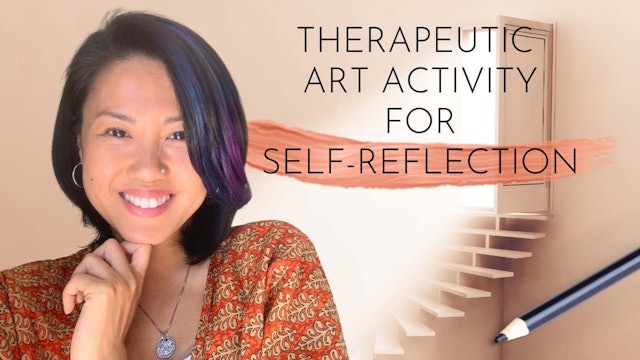 Therapeutic Art Activity for Self-Reflection