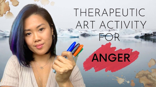 Therapeutic Art Activity for Anger