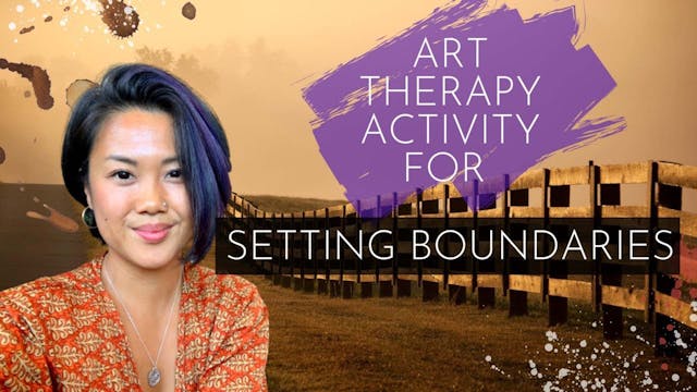 Art Therapy Activity for Setting Boun...