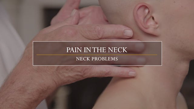 3. Pain in the Neck / Neck Problems