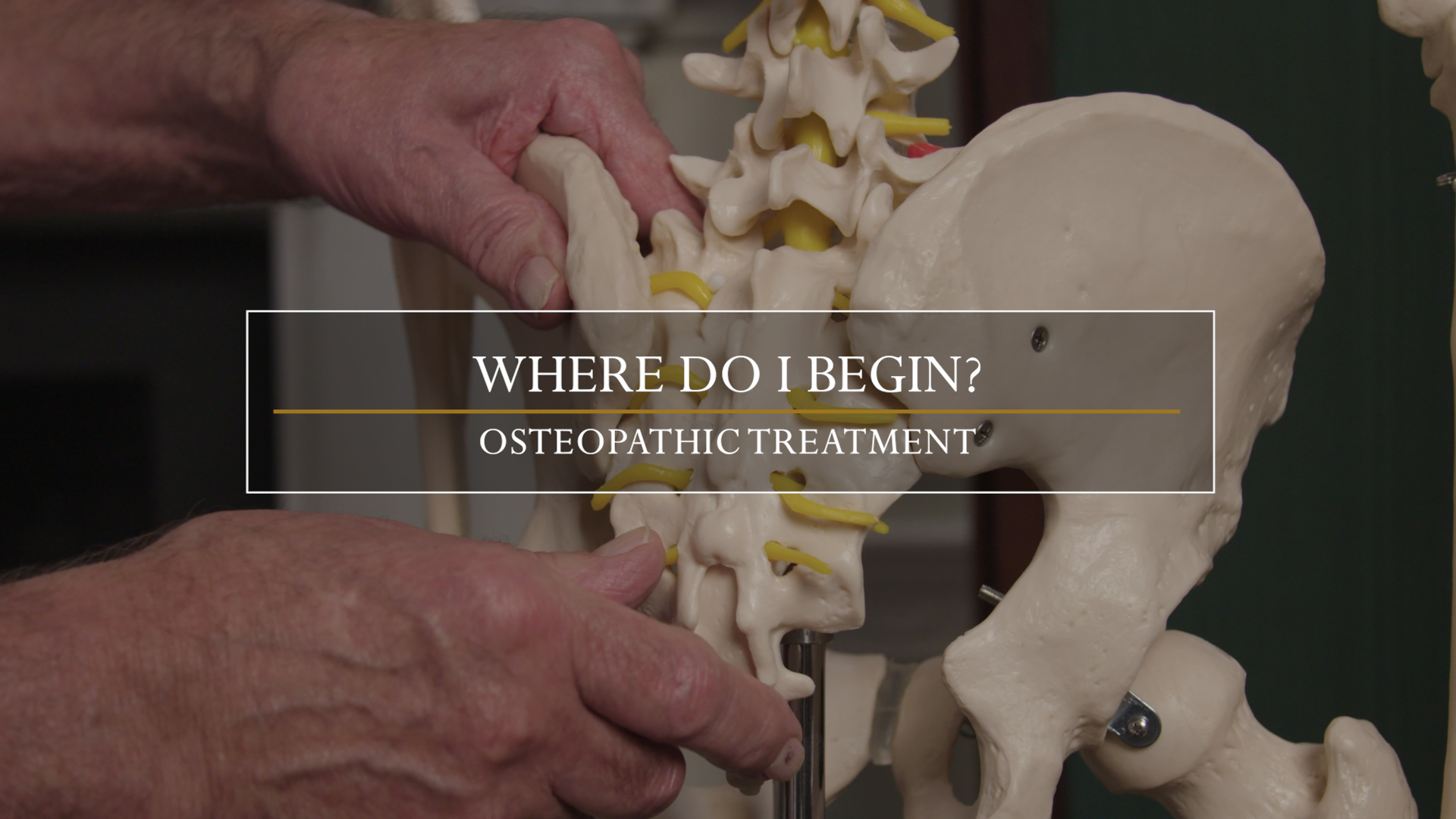 Discovering Osteopathy with Barrie Savory D.O. Video