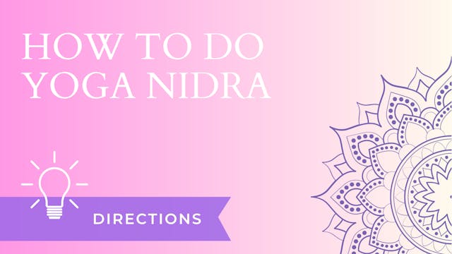 How To Do Yoga Nidra