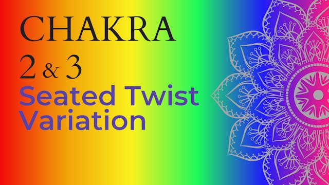 Chakra - Seated Twist Variation