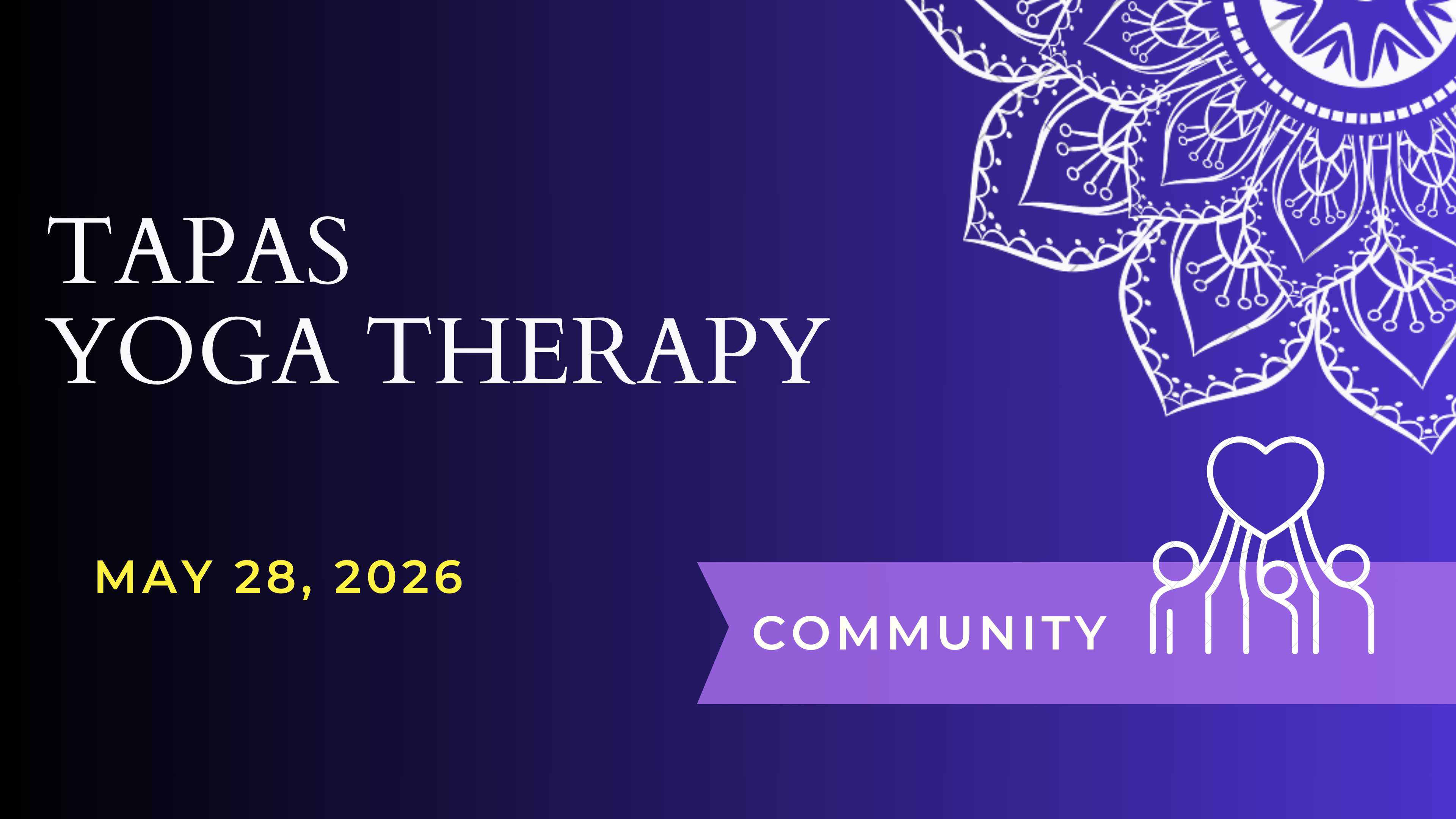 Tapas: Yoga Therapy