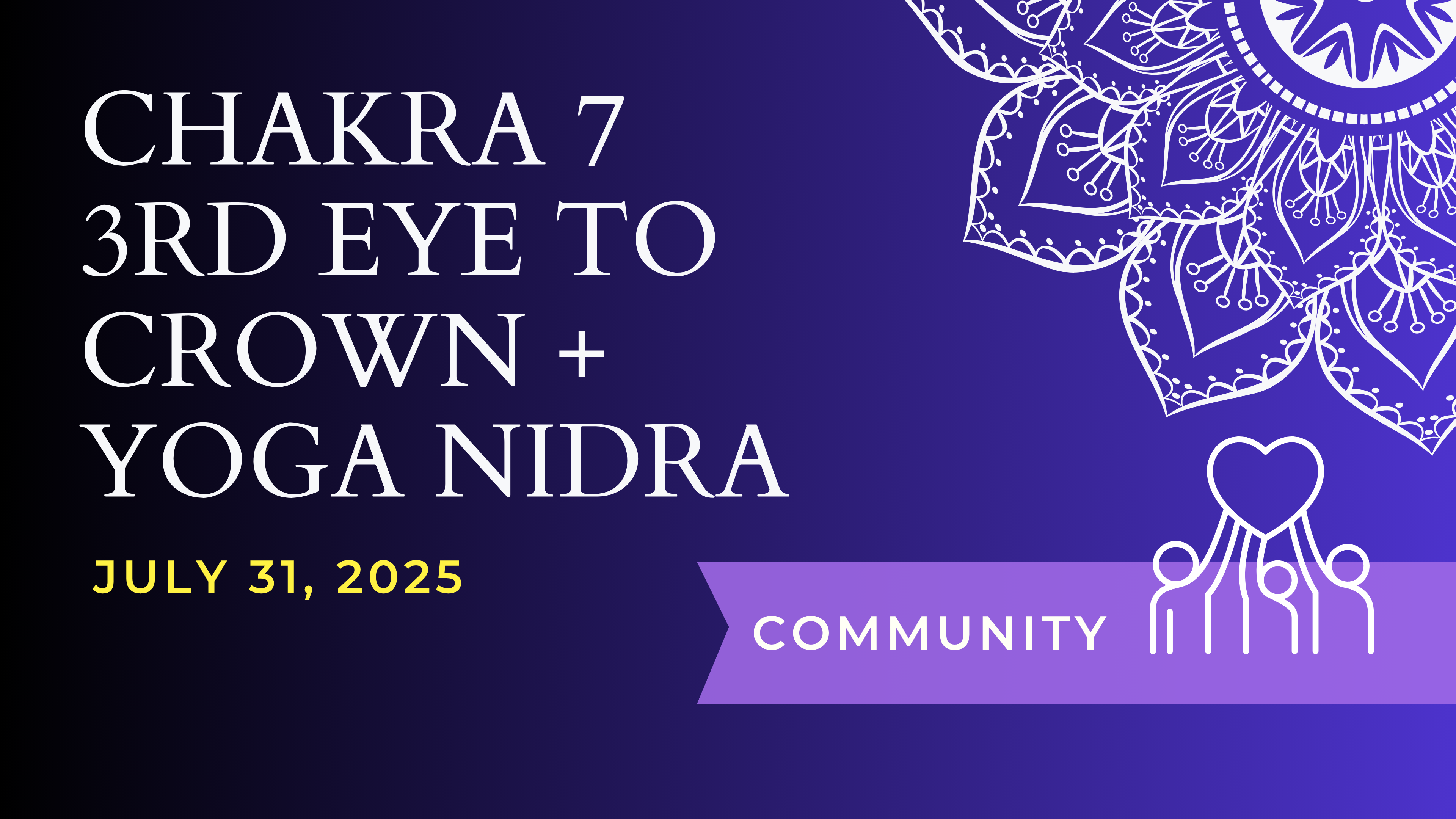 Crown Chakra (July 31)