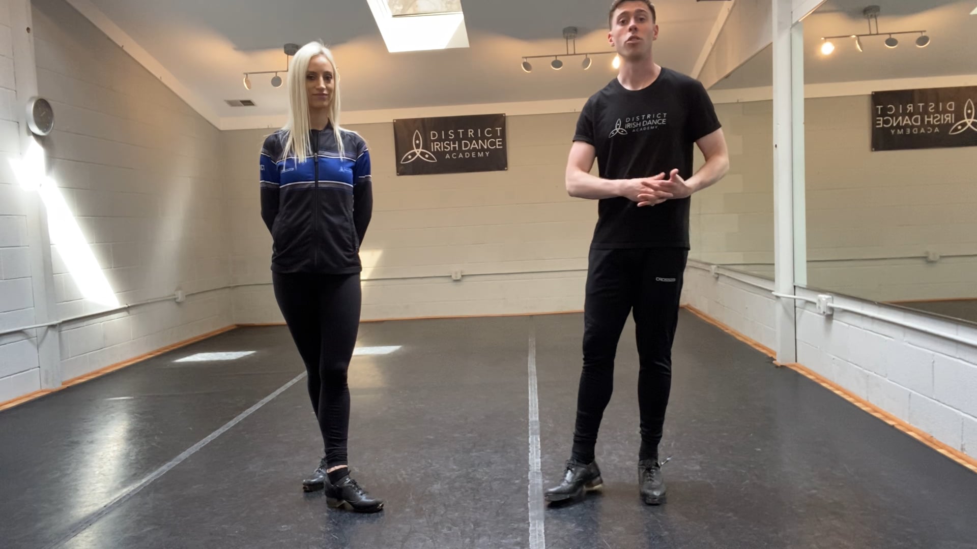 Out 1-2 Heel Toe Drill