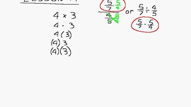 Lesson 19 DIVE Algebra 1/2, 2nd Edition