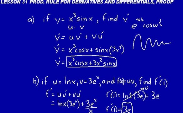 Lesson 31 DIVE Calculus, 2nd Edition