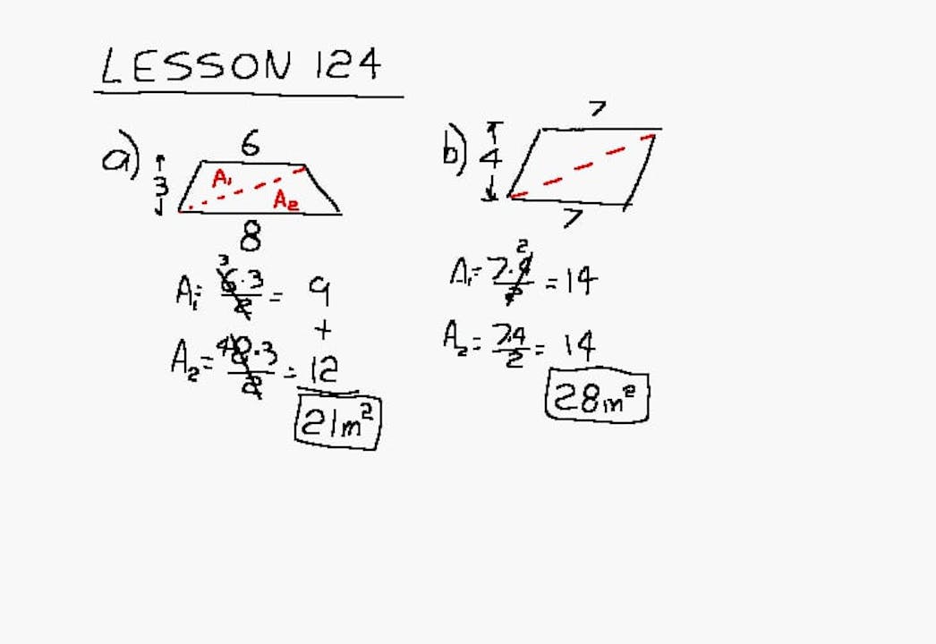 Lesson 124 DIVE Algebra 1/2, 2nd Edition - DIVE into Math and Science