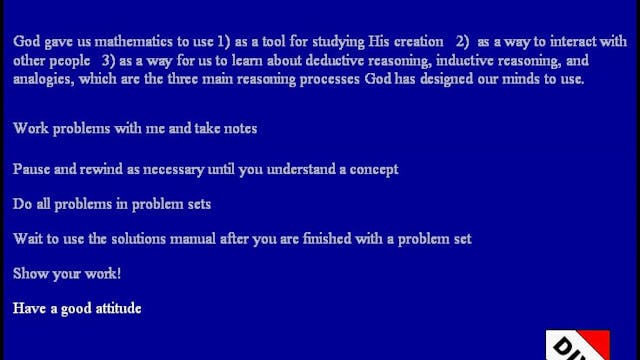 Lesson 20 DIVE Calculus, 1st Edition