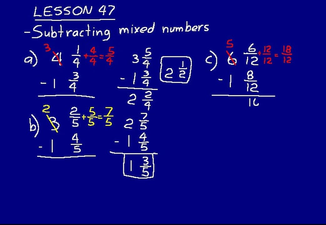 Lesson 47 DIVE 7/6, 3rd Edition DIVE into Math and Science
