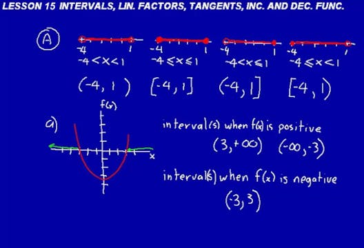Lesson 15 DIVE Calculus, 2nd Edition