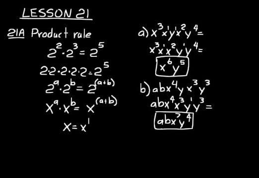 Lesson 21 DIVE Algebra 1, 3rd Edition