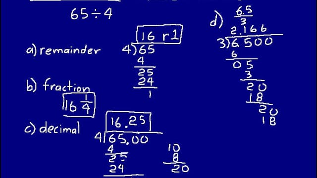 Lesson 44 DIVE Math 8/7 2nd Edition