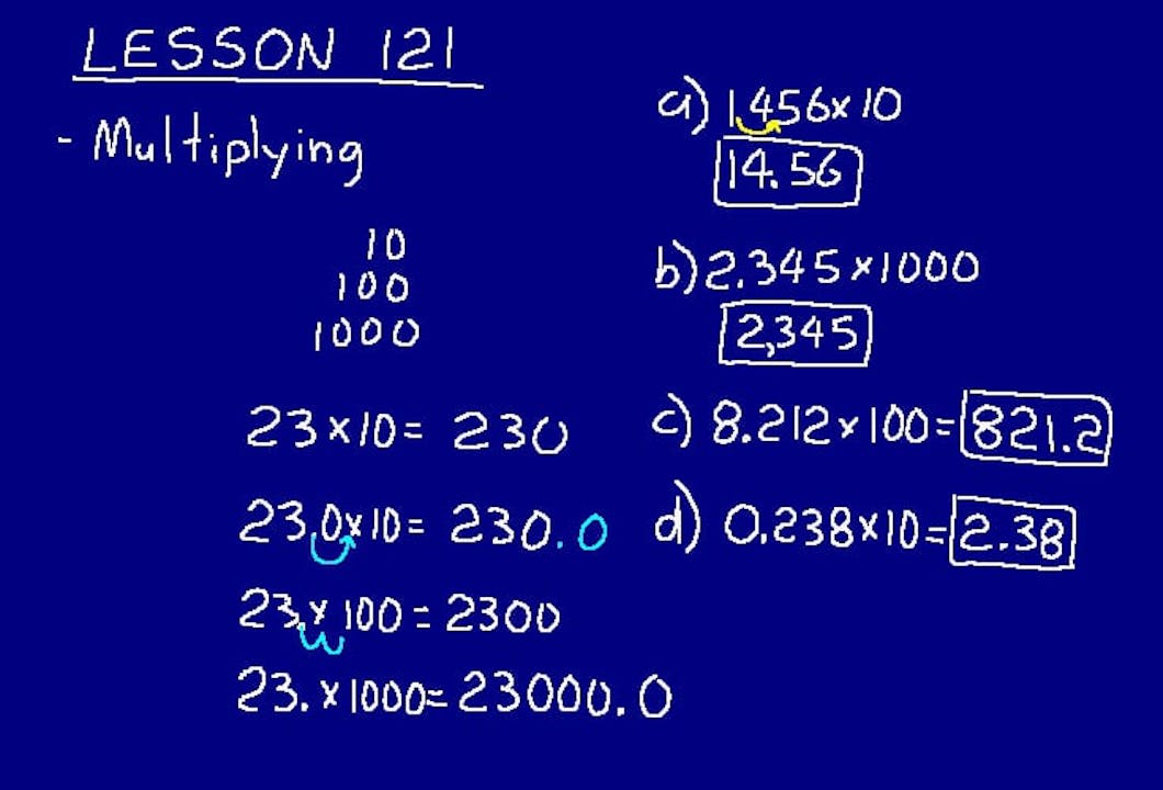 Lesson 121 DIVE 6/5, 2nd Edition DIVE into Math and Science