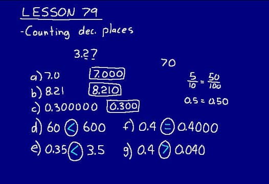 Lesson 79 DIVE 6/5, 2nd Edition
