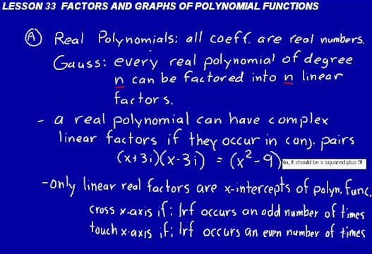 Lesson 33 DIVE Calculus, 2nd Edition