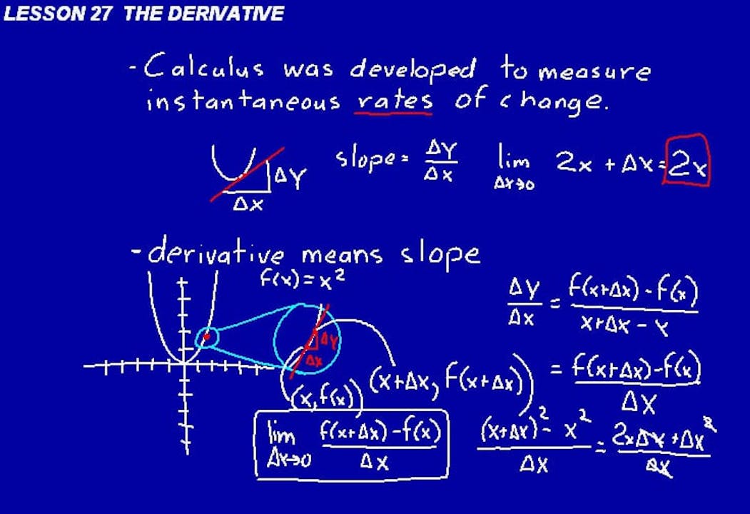 Lesson 27 DIVE Calculus, 1st Edition - DIVE into Math and Science