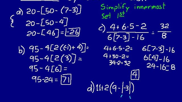 Lesson 63 DIVE Math 8/7 2nd Edition