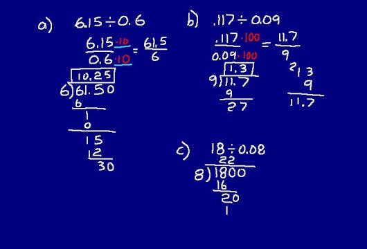 Lesson 45 DIVE Math 8/7 2nd Edition