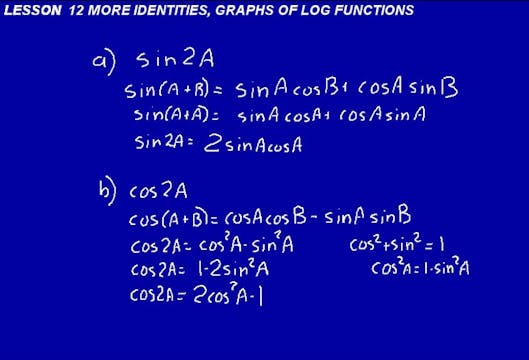 Lesson 12 DIVE Calculus, 2nd Edition