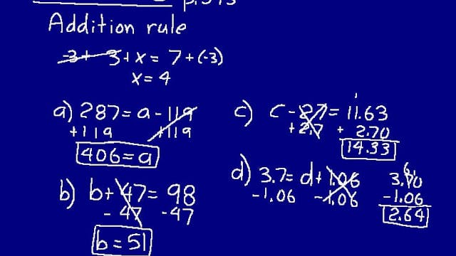 Lesson 88 DIVE Math 8/7 1st Edition