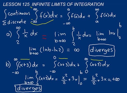 Lesson 125 DIVE Calculus, 2nd Edition