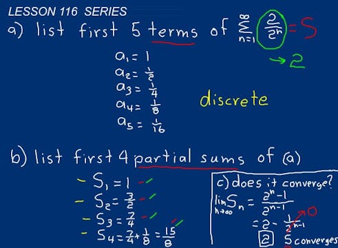 Lesson 116 DIVE Calculus, 2nd Edition