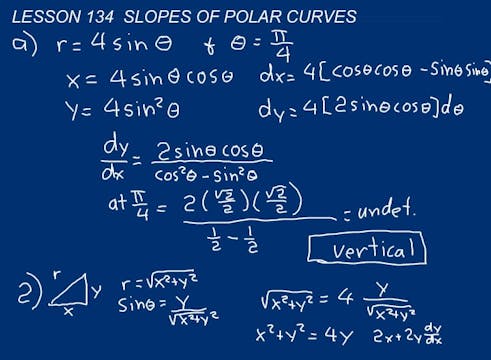 Lesson 134 DIVE Calculus, 2nd Edition