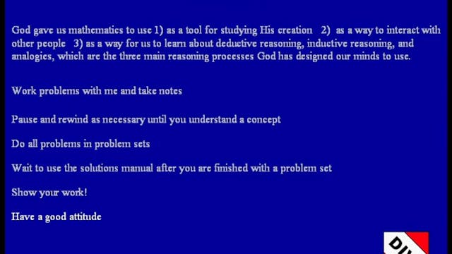 Lesson 10 DIVE Calculus, 1st Edition