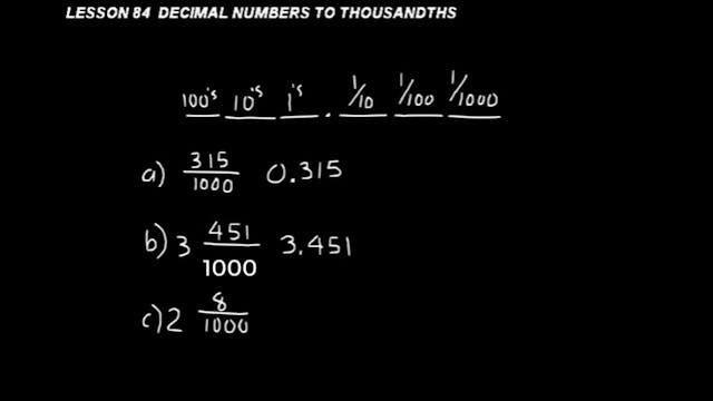 Lesson 84 Dive 5/4, 3rd Edition