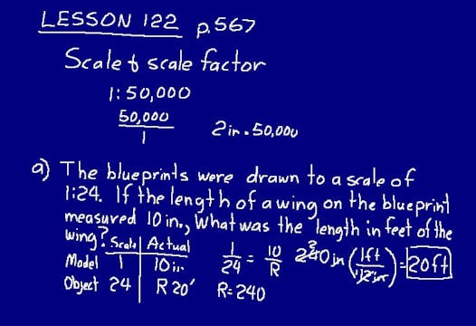 Lesson 122 DIVE Math 8/7 1st Edition