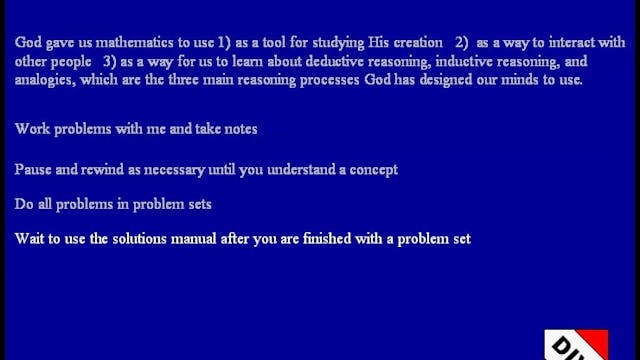 Lesson 30 DIVE Calculus, 1st Edition