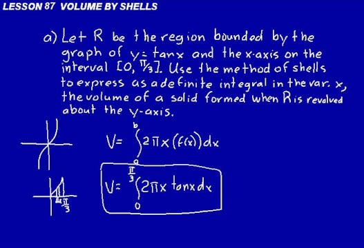 Lesson 87 DIVE Calculus, 2nd Edition