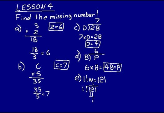 Lesson 4 DIVE 7/6, 3rd Edition