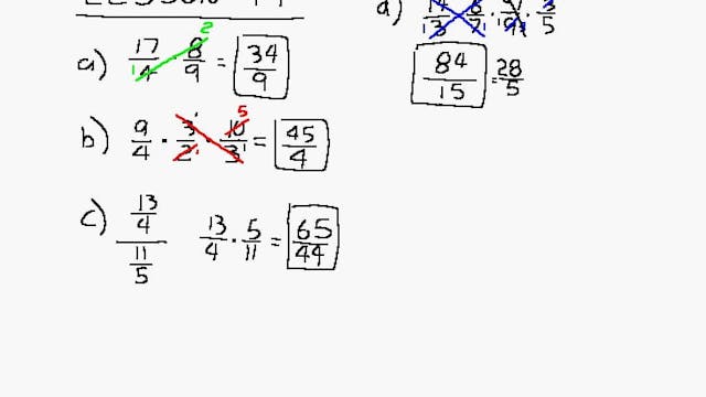 Lesson 44 DIVE Algebra 1/2, 2nd Edition