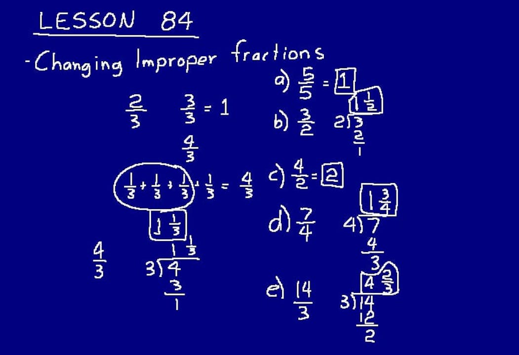 Lesson 84 DIVE 6/5, 2nd Edition - DIVE into Math and Science