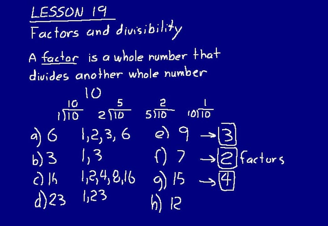 Diving Into Math Lesson 19 DIVE 7/6, 3rd Edition - DIVE into Math and Science
