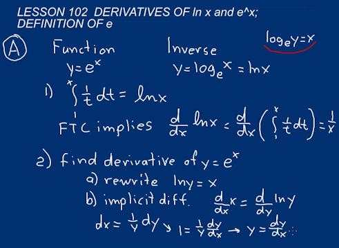 Lesson 102 DIVE Calculus, 2nd Edition
