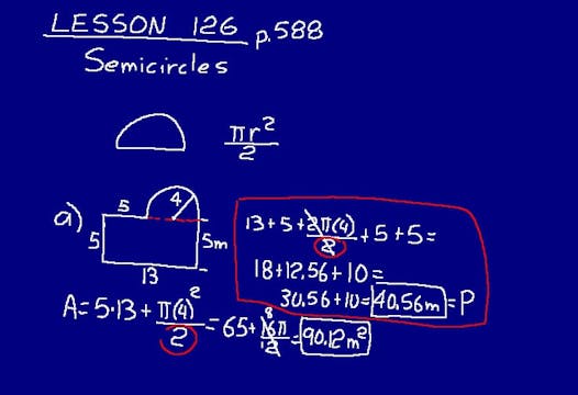 Lesson 126 DIVE Math 8/7 1st Edition