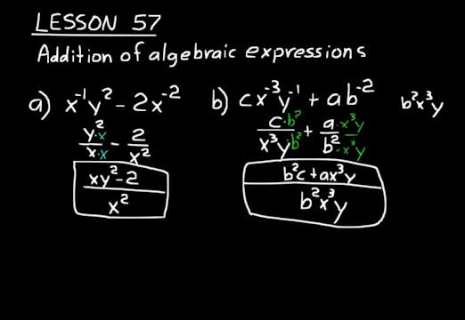 Lesson 57 DIVE Algebra 1, 3rd Edition