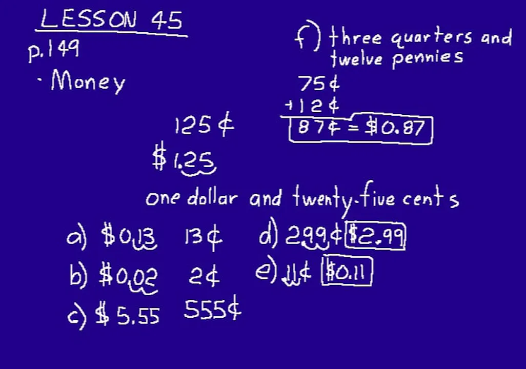Lesson 45 DIVE 5/4, 2nd Edition - DIVE into Math and Science