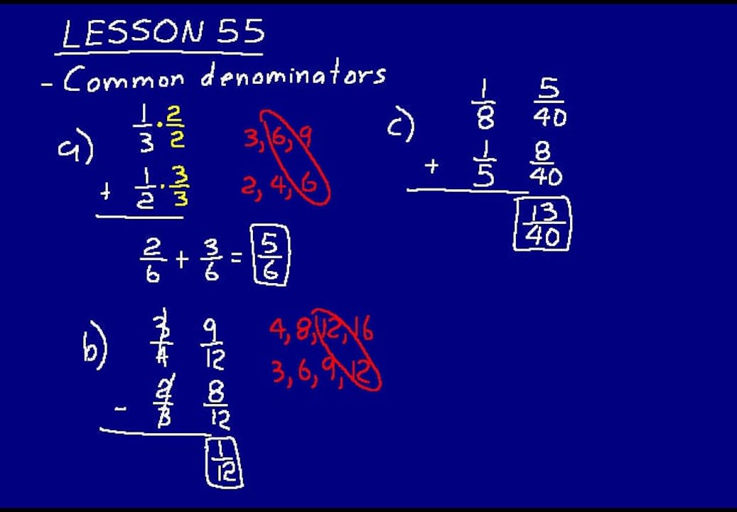 Lesson 55 DIVE 7/6, 3rd Edition DIVE into Math and Science