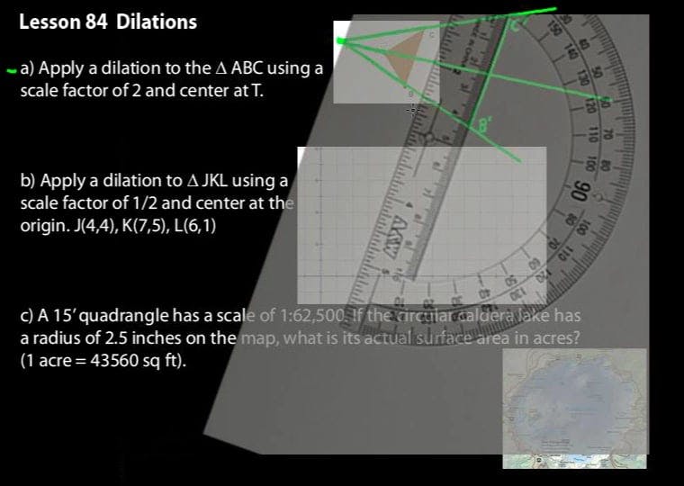 Lesson 84 Lecture DIVE Geometry - DIVE into Math and Science