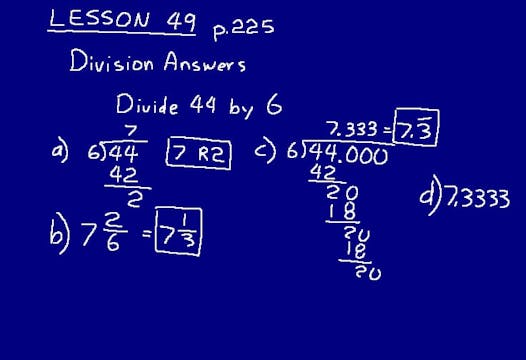 DIVE lectures for Saxon Math 8/7 1st Edition - DIVE into Math and Science